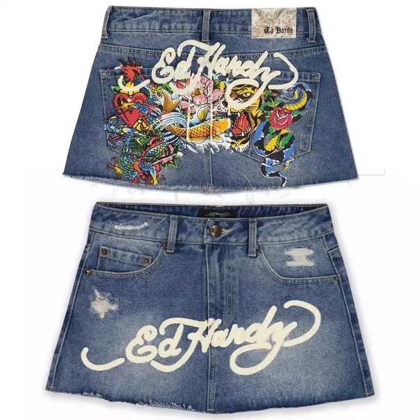 Cross-Border E-commerce American Style Spring Summer New Hot Girl Denim Bodycon Women High Waist Y2k Slimming_ecoleips.com