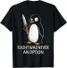 Women's T-Shirts Funny Penguin Flight Was Never An Option Sarcastic Graphic T-Shirt_ecoleips.com