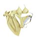 2025 European And American New Style Backless Drawstring Tie Bikini Three-Piece Swimsuit_ecoleips.com