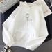 Women's Clothing autumn and winter new style hooded sweatshirt for women plus velvet student loose casual couple long sleeved tops for women_ecoleips.com