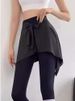 K Yoga Hip Covering Skirt Cover Running Exercise Anti Embarrassment Outer Skirt Butt Curtain Fitness One Piece Hip Covering Skirt Yoga Dress For Women_ecoleips.com
