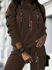Women's Casual Two Piece Set Hooded Printed Long Sleeved Top With Mid Waist Pants Spring Autumn Fashion Vacation Wear_ecoleips.com