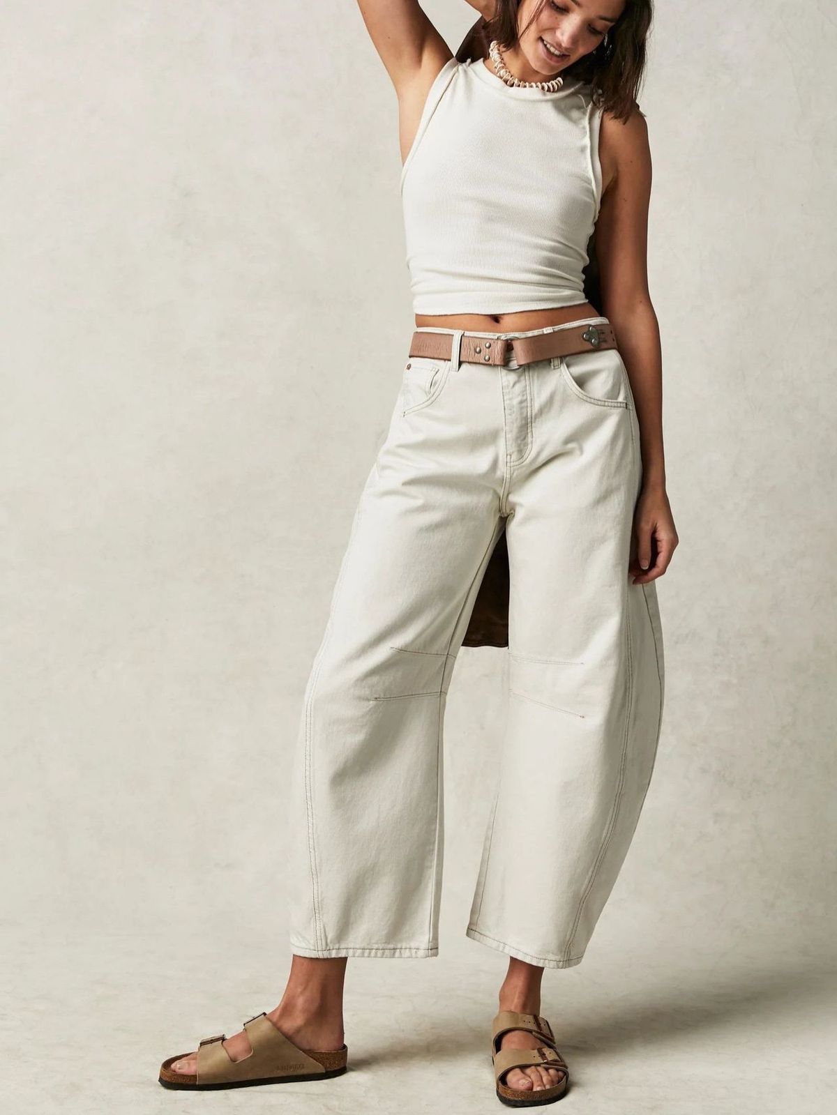 Retro High-Waisted Banana Harem Jeans for Women Loose Slimming Casual Dad Carrot Pants Autumn Style Cross-Border Women's Denim_ecoleips.com