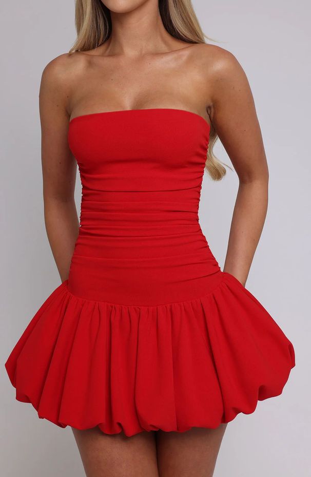 Women's Clothing Splicing Backless Slim Flower Bud Dress Lantern Tutu Skirt Pure Desire Style Summer Small Skirt_ecoleips.com