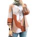 Women's Clothing Muslim Floral Shirt Fashion Puff Sleeve_ecoleips.com