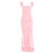 Women's Clothing printed suspender tube top dress fashionable sexy hot girl temperament backless fishtail skirt long skirt_ecoleips.com