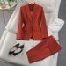 Premium Women's Purple Suit Set – Elegant Business Formal Wear For Office & Professional Events_ecoleips.com