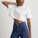 Spice Girl Short Sleeve T-Shirt Women's Summer Heavy Cotton Short Navel Crew Neck Sports Top_ecoleips.com