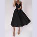 Women's Clothing Multi Color Suspenders Fashion Sexy Swing Evening Dress_ecoleips.com