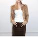 Aria Basics Vintage Classic Two-tone Italian Suede Slim-fit Short-sleeved Jacket For Early Autumn_ecoleips.com