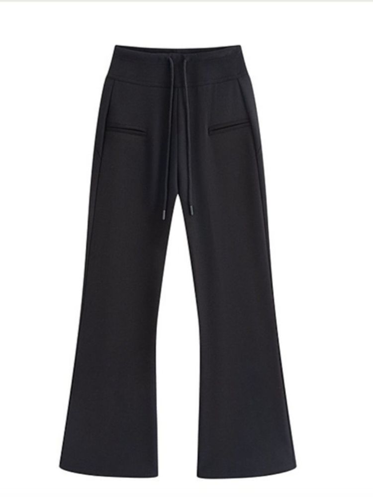 K Micro Flared High Waisted Suit With A Slimming Effect, Flared Pants For Slimming, New Style_ecoleips.com