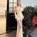 European And American Cross-border Elegant Slim-fit Off-shoulder Mesh Long-sleeve For Women, 2026 New Style Formal_ecoleips.com