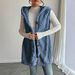 Double-Sided Fleece Hooded Button-Up Vest For Women – Lightweight & Stylish Winter Cardigan (Multiple Colors & Sizes)_ecoleips.com