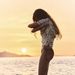 Crochet Beach Cover-Up – Boho Sheer Mesh Kimono With Diamond Cutouts (One Size, Tassel Trim, UV Protection)_ecoleips.com