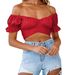 's Best-selling European American Style Off-shoulder Ruched Tube Top, Fashionable And Sweet, Ultra-short Strapless_ecoleips.com