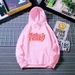 ns Super Popular Women's Sweatshirt For Spring And Autumn, Fleece-lined, Loose-fitting, Korean Style,_ecoleips.com