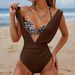 Deep V Bikini Set For Women – Sexy Two-Piece Swimwear, Adjustable Ties & Removable Padding, Quick-Dry Polyester Blend_ecoleips.com