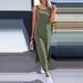 2025 New Summer Simple Solid Color Back Lace Sleeveless Dress Women's Clothing_ecoleips.com