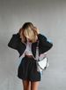 Women's Clothing Long Sleeved Zipper Sports Cardigan Jacket Shorts Suit Ladies Sportswear Casual Two Piece_ecoleips.com