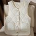 Aria Basics New Winter Made Of Lamb Wool, Double-sided Warm With Pockets, Stylish And Fashionable Outerwear Vest For Women_ecoleips.com