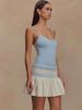 Absobe Knitted Stripe Patchwork Slip Mini Dress For Women Backless Slim A-Line Casual Spagheti Strap Short Dress Summer Outfit_ecoleips.com