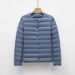 girl Girl Pinghu Lightweight Women's Shot Autumn Winte New Simple Round Neck Wam Solid Colo Long Sleeve Down Jacket Inne_ecoleips.com