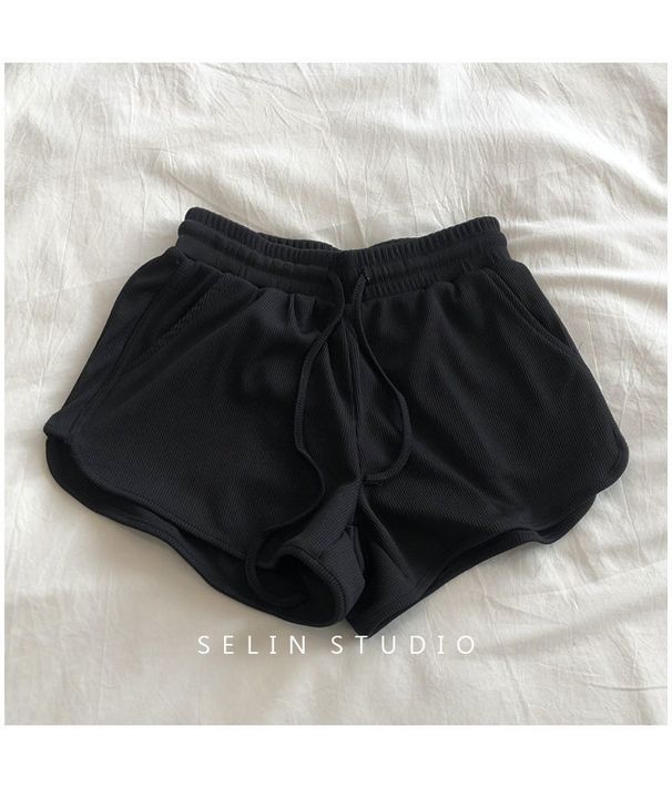 Women's Clothing Summer New Korean Style All Match High Waist Slim Running Large Size Casual Wide Leg Pants For Women_ecoleips.com