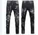 jeans for mens fashion designer mens highend casual motorcycle style pant lack straight casual men skinny pants_ecoleips.com