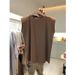 Solid Color Round Neck Loose Sleeveless T-shirt Women's Summer Thin Casual Vest Top_ecoleips.com