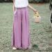 Suitable For All Seasons Ramie High-Waisted Wide-Leg For Women 2025 Summer New Loose Plus Size Linen Elegant Solid Color Straight-Leg Pants_ecoleips.com