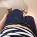 Magic Pants, A Sensation That's Addictive!!! Dark Blue Linen Denim Women's High-waisted Slightly Wide-leg Cotton-linen_ecoleips.com
