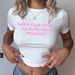 Hot Sale Spice Girl Short T-Shirt Pink Letter Print Button Short Sleeve Top_ecoleips.com