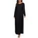 Cross-Border New Muslim Prayer Basic Long Sleeve Inner Layer Round Neck Dress Middle Eastern Robe_ecoleips.com
