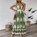Women's Clothing Summer Women's Beach Dress Style Printed Big Swing Dress Hot Selling Holiday Casual Maxi Dress_ecoleips.com