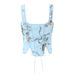 Summer New Women's Clothing In European American Style, French Fashion, Printed Strap Camisole For A Slimming And_ecoleips.com
