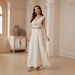 Modest Abaya Dress Women's Clothing Middle East Style Sequin Two Piece Robe Dress Polyester_ecoleips.com