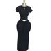 Women's Ribbed Knit Tie-Waist T-Shirt And Bodycon Skirt Set - Summer Casual Stretch Outfit_ecoleips.com