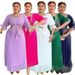 Women's Clothing Elegant Pleated Skirt Long Skirt Muslim Large Size Dress_ecoleips.com