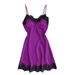 Aria Basics Aria Basics European American Style Women's Home Wear Pajamas, Seductive And Sexy Lace Camisole Nightdress, Multi-color, Standard_ecoleips.com