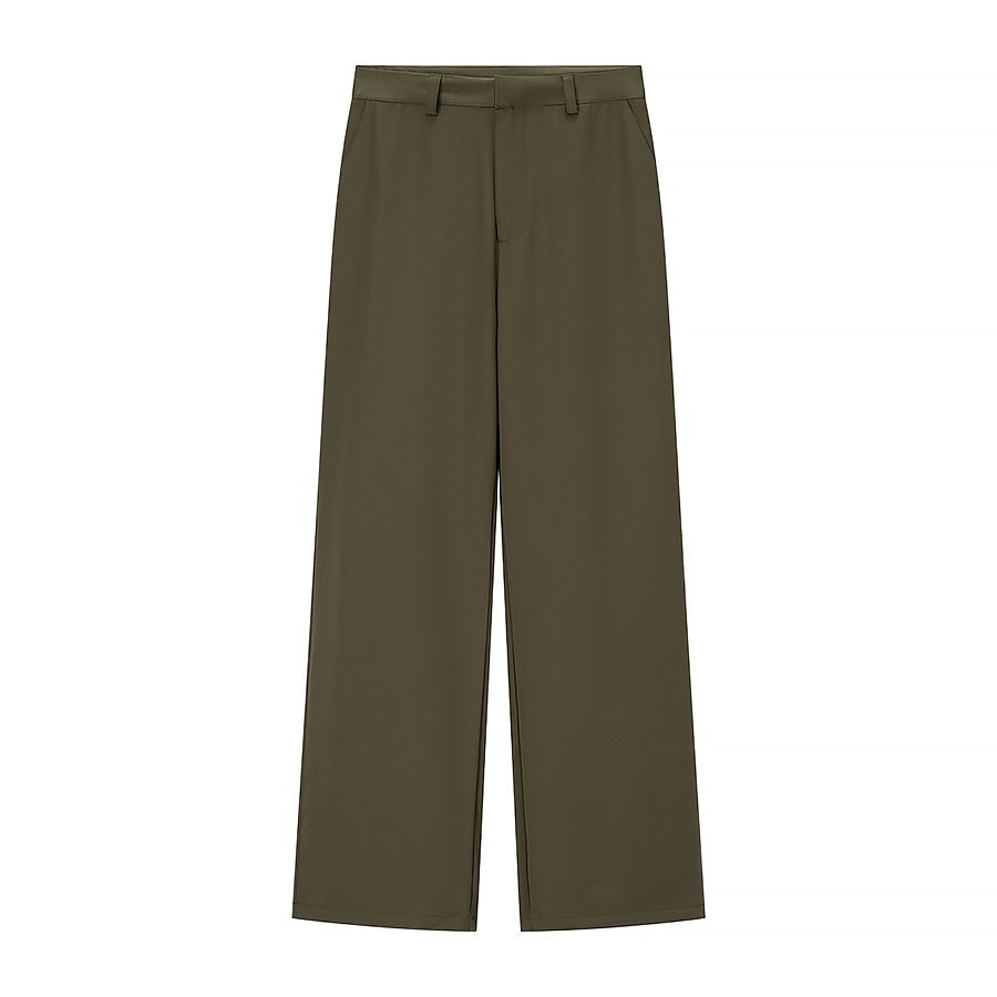 Women's Button Down Top And Wide Leg Pants Set_ecoleips.com