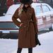 Classic Double-Breasted Wool Coat For Women – Belted Trench Coat With Notched Lapel, Warm Winter Overcoat (Gray/Black/Khaki/Brown/Red, S-XXL)_ecoleips.com