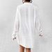 Women's Clothing Bamboo Cotton Shirt Style Sunscreen Cardigan Beach Cover Up Vacation Bikini Women's Swimsuit Outerwear_ecoleips.com