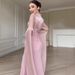 Modest Abaya Dress Elegant Spring Long Sleeve Dress Silky Skirt Comfortable Feminine Charming New For Women_ecoleips.com