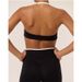 Women's Clothing Color Block Bandeau Yoga Set Padded Top High Waisted Quick Drying Hip Lifting Exercise Pants_ecoleips.com