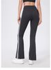 K High-waisted Yoga Pants American Spicy Girl New Running Sport Peach Hip-lifting Fitness Pants Naked Elastic Bell-bottom Pants_ecoleips.com