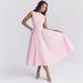 2025 Spring/Summer European And American Foreign Trade Women's New Round Neck Backless Solid Color High Fashion_ecoleips.com