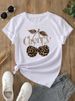 Summer European And American Cross-border Foreign Trade Plus-size T-shirt, Round-neck Casual Loose-fitting Short-sleeve_ecoleips.com