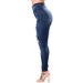 K Fashion Ripped Jeans For Women; Skinny Pants_ecoleips.com