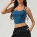 Women's Clothing New Nude Contrast Color Yoga Clothes Top Tight Sports Underwear Women's Spaghetti Strap Fitness Clothes Top Vest_ecoleips.com