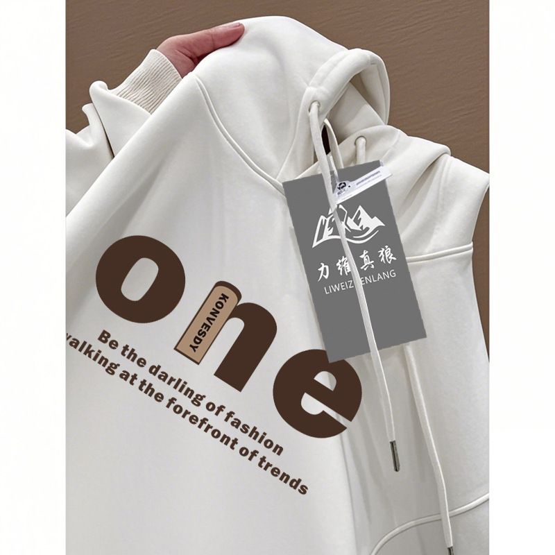children's fd sweatshirt set, solid color winter children' hooded sweatshirt, trendy children sweatpants twopiece set_ecoleips.com